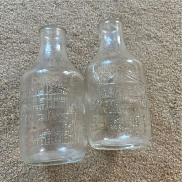 2 Brockway Glass 75th Anniversary Bottles *Read* - Picture 2 of 5